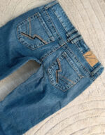 Vanity Women's ultra low 6”rise blue flared jeans W26L31 — photo 2 of 13