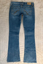 Vanity Women's ultra low 6”rise blue flared jeans W26L31 — photo 4 of 13
