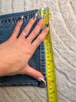 Vanity Women's ultra low 6”rise blue flared jeans W26L31 — photo 13 of 13