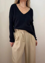 Pure Collection Women's 100% Cashmere V Neck Jumper — photo 2 of 8