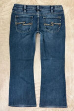 Silver Women's Flare low 8”rise dark jeans — photo 10 of 15
