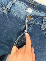 Silver Women's Flare low 8”rise dark jeans — photo 11 of 15