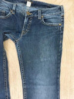 Silver Women's Flare low 8”rise dark jeans — photo 13 of 15