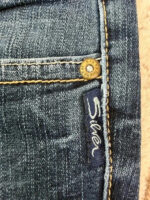 Silver Women's Flare low 8”rise dark jeans — photo 15 of 15