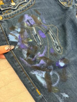 True Religion Women's Custom Hand Painted Bootcut Jeans W29L34 — photo 14 of 15