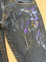 True Religion Women's Custom Hand Painted Bootcut Jeans W29L34 — photo 15 of 15