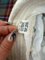 Vintage Wool Blend Fair Isle Bucket Hat Cream Knit Winter Nordic Y2K Unisex — photo 6 of 10