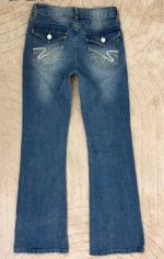 Women's Y2K Flare mid 9”rise blue jeans — photo 9 of 15